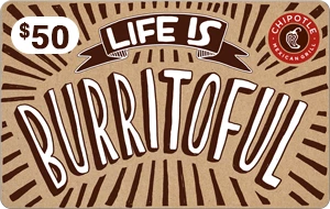 Chipotle Gift Card - $50