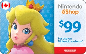 Nintendo Gift Card CA - $99