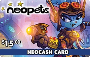 Neopets $15 Neocash Card
