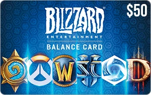 Blizzard Gift Card - $50