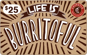 Chipotle Gift Card - $25
