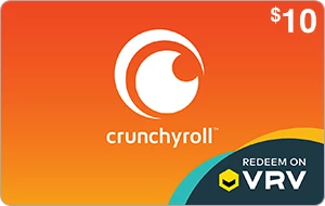 Crunchyroll on VRV $10 Gift Card
