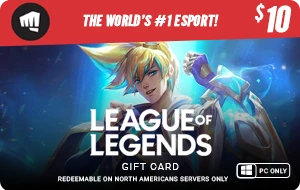 League of Legends Gift Card - $10
