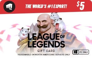 League of Legends Gift Card - $5