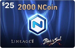 NC Soft Ncoin Gift Card - $25