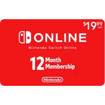 Nintendo Switch Online 12-Month Individual Membership - Nintendo Switch  (Digital)