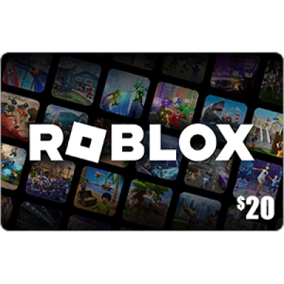 Montreal, Canada - March 22, 2020: Roblox gift card in a hand over