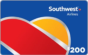 Southwest Airlines Gift Card - $200