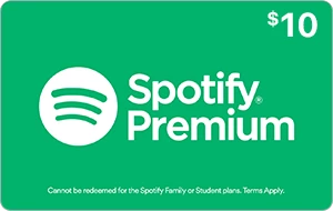Spotify Gift Card - $10 