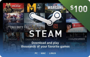Steam $50.00 Physical Gift Card, Valve