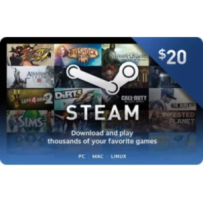 Steam Gift Card (US) - $20 ScratchMonkeys 