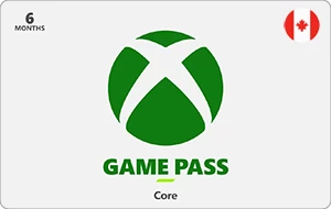 Xbox Game Pass Core CA Gift Card - 6 Months