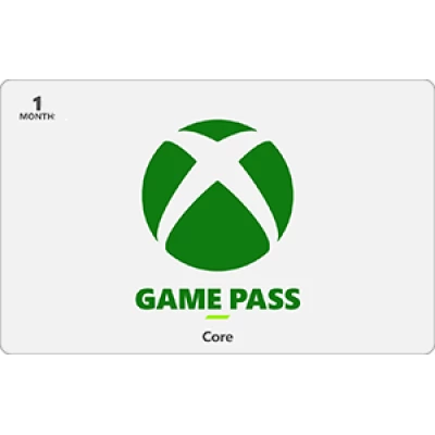 12 Month Membership  Xbox Game Pass Core Membership Card Instant Email  Delivery