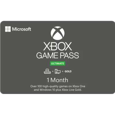 Xbox Game Pass Ultimate 1 Month Subscription (Digital)