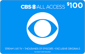 CBS All Access $100 