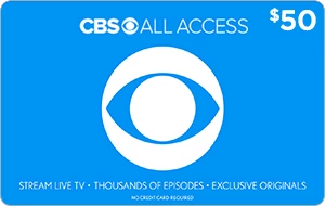 CBS All Access $50 Gift Card