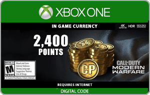 Call of Duty: Modern Warfare 2400 Points Xbox | ScratchMonkeys