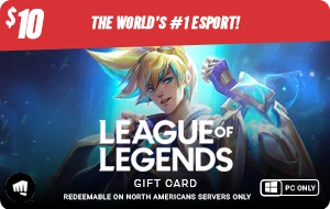 League of Legends Gift Card - $10