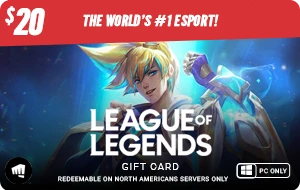 League of Legends Gift Card - $20