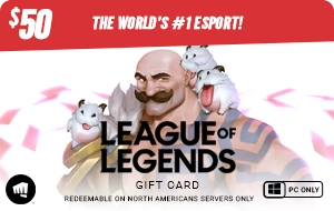 League of Legends Gift Card - $50