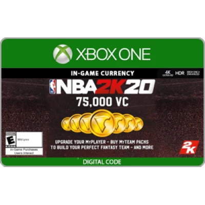 zwanger wees onder de indruk Tijdig NBA 2K20: 75,000 VC Xbox [Digital Code] | Scratchmonkeys