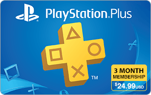 PlayStation Plus 3 Month Subscription