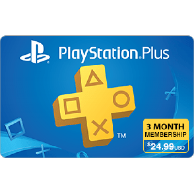 PlayStation Plus 3 Month Subscription