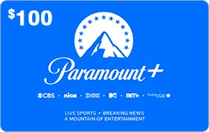 Paramount Plus $100 Gift Card