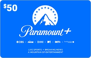 Paramount Plus $50 Gift Card