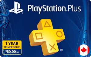 PlayStation Plus 1 Year Subscription Canada