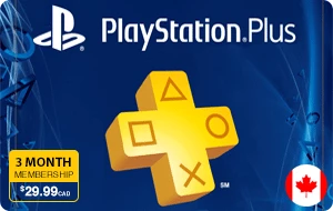 PlayStation Plus 3 Month Subscription Canada