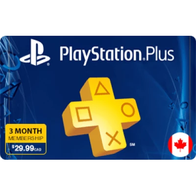 PlayStation Plus 3 Months Canada [Digital Code]