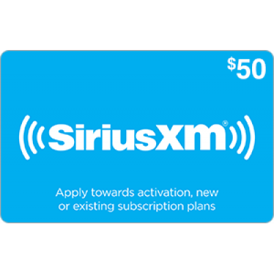 Sirius XM $50 