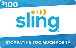 Sling TV $100  