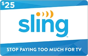 Sling TV $25 Gift card
