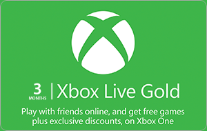 xbox live one month digital code