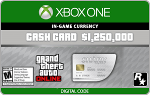 Xbox One Gta V Great White Shark Cash Digital Code - codes for roblox megalodon